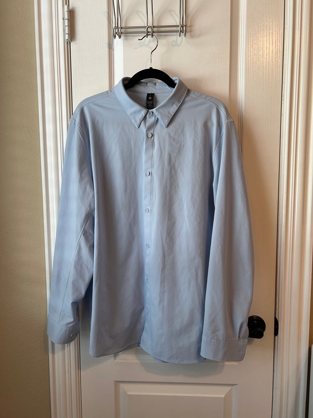 Lululemon Light Blue Button Down XL Men's